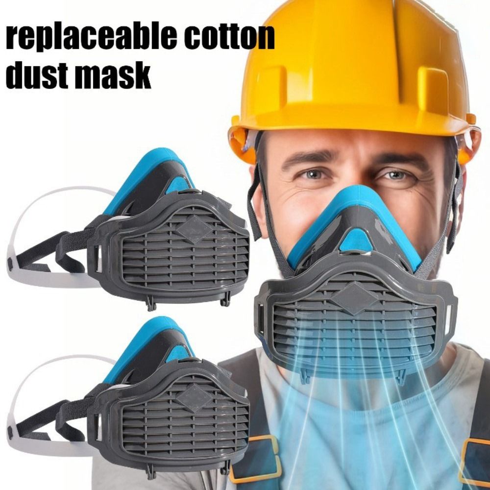 Respirator Half Face - Siliconen stofdicht halfmasker, herbruikbaar, met verwisselbaar