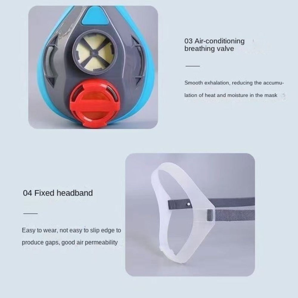 Siliconen stofdicht halfmasker - Respirator Half Face recensie en prijs