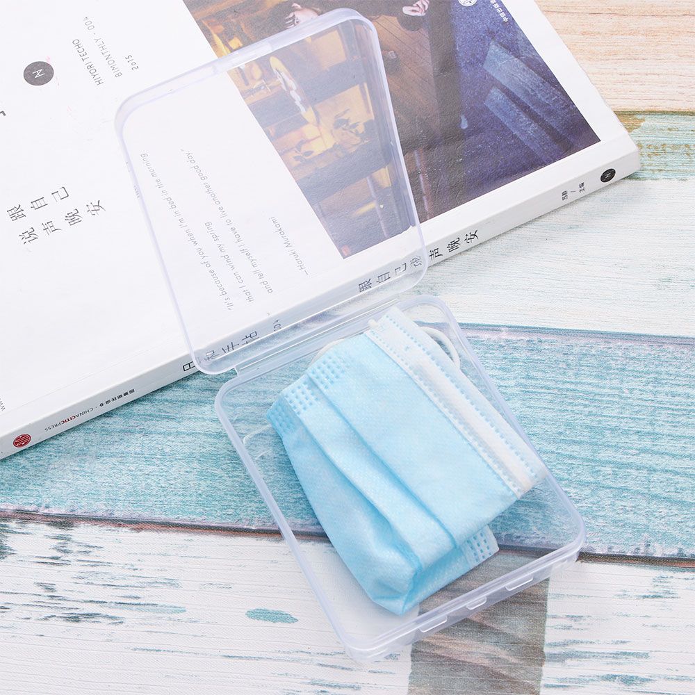 Bescherming Rechthoekige conta - Face Mask Storage Box recensie en prijs