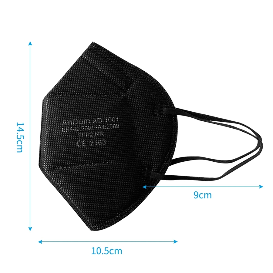 5 STKS FFP2-masker CE-goedgeke - Respirator Half Face recensie en prijs